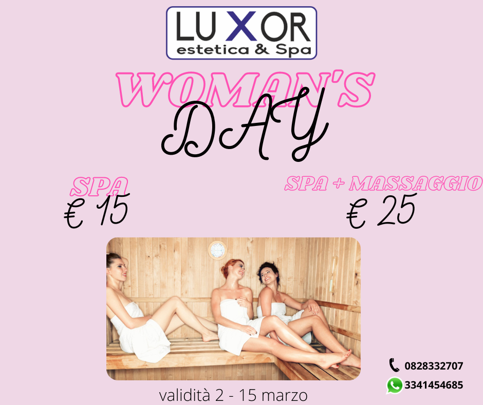 Tutte le donne hanno bisogno di rilassarsi in compagnia delle amiche.. Come? Nel modo più bello ⬇️ - Percorso SPA 60' € 15 - Percorso SPA 60' + Massaggio antistress 20' € 25 Ingresso riservato: ✅ Donne (minimo 3) ⛔️ Uomini Offerte valide dal 2 al 15 Marzo Per info e prenotazioni Tel. 0828 332707 Whatsapp 3341454685 