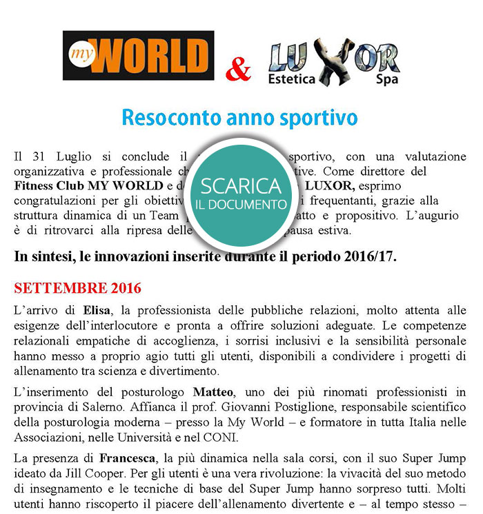 Resoconto anno sportivo 2016-17 preview